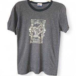 Vintage Hurley "The Future Is Unwritten" Tee Iconic Classic Eagle Medium Skate